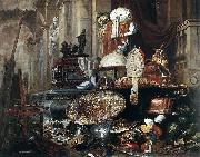 Pieter Boel Large Vanitas - Still-Life oil